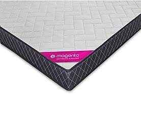 Magenta Eternity 5 Inch High Resilience Foam Dual Comfort Mattress, King Size Medium Firm Mattress with Superior Comfort Body Support Foams Mattress -(White, 72 X 72 X 5 Inch)