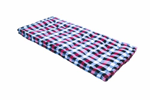 Tirthankara 5-Inch Thick Soft Cotton Quilt|Foldable Queen Size Box Mattress 6x6 Multi