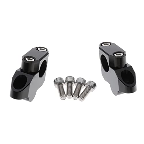 LOOM TREE® Aluminum Handlebar Mount Riser Clamp Kit For R1200 R Nine T 2014-2017 | 2Pcs X Handlebar Risers For R1200 R Nine T 2014 2015 2016 2017 4Pcs X Bolts