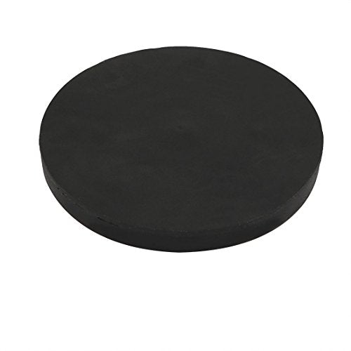 Ubervia® 2Pcs 44LB 66mm Dia Round Base Rubber Coat Magnet w M6 Female Thread - SN: dab da7 eb9 7f7 0bc