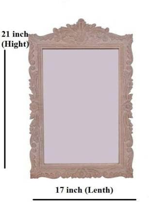 VAS Collection MDF Mirror Frame for Wall Decor,Bedroom,Living Room,Bathroom & Hallway,21"x17"(Designer)