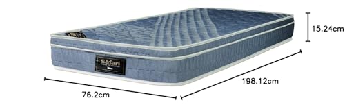 The Mattress Company | 5 Years Warranty | Bonded + Soft Foam Single Bed Mattress, Comfort 6 Inch Thickness (78X30X6)