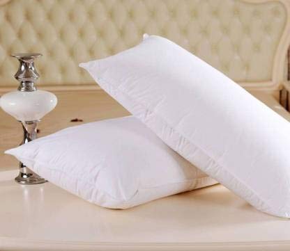 LASER WINGS Luxurious Hotel Quality Premium Polyester Blend Fiber Pillow White Set of 2 16 X 26