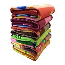 GARG 1 Piece Single Bed Blanket (400 Grams, 58 x 88 inch, Multi-Colour)