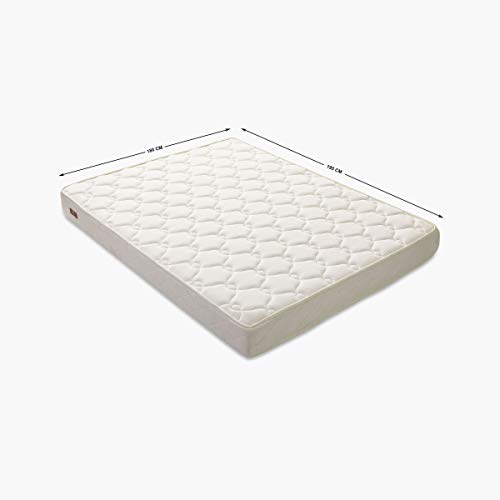 Home Centre Restofit Ultima 6" Orthopedic Mattress with Bonded Foam and Memory Foam 180 x 195 cm, White, King (MATTRESS-57)