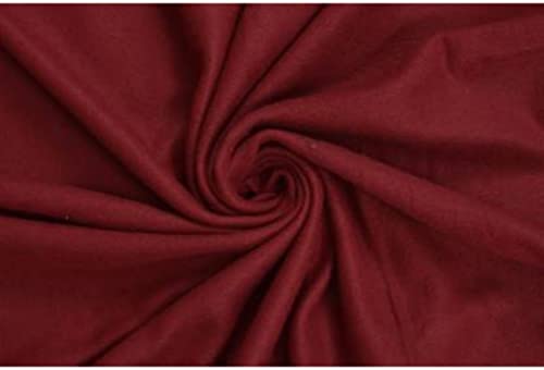 Neekshaa All Season Solid/Plain Light Weight Polar Fleece Single Bed Blanket (152 x 228 cm, Red)