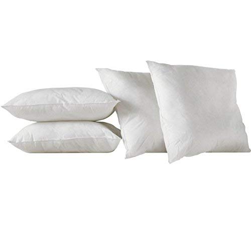 Kuber Industries Microfibre Cushion Filler (CTKTC013953, White, 16"x16" inches) - Set of 2