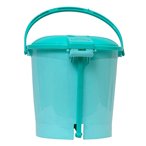 More Essentials Small Pedal Dustbin, 6.2 Litre, Sky Blue, 1 Piece,Plastic