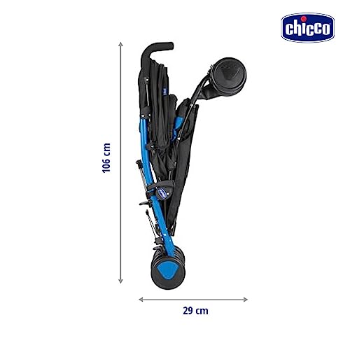 Chicco Echo Stroller with Bumper Bar, Pram for 0 to 5 years New Born / Baby / Toddler / Kid (Boy,Girl), Fully Reclining Backrest with 4 Positions, Adjustable Leg Rest, Compact Umbrella Fold with Easy to Carry Handle, 5-Point Safety Harness, Large Canopy w