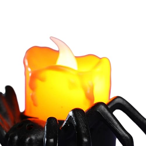 SAZ DEKOR 2X Pumpkin Candle Light Electric Candle Lantern for Festival Halloween Party