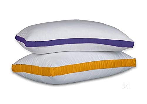 Sleepwell Microfibre Pillow - 21X20X17 Cm, Pack Of 2, Multicolour(Microfiber)