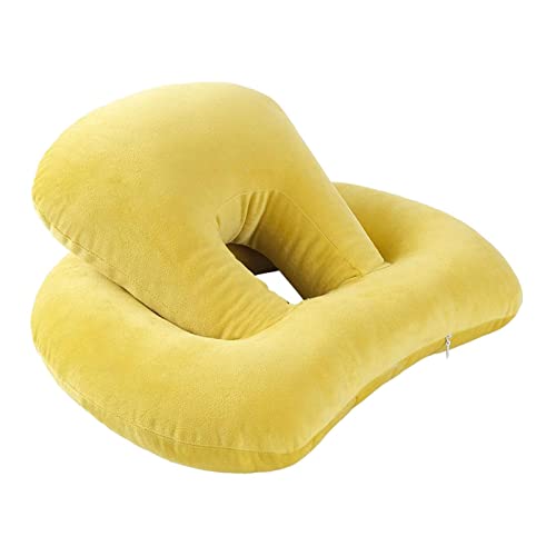 CALANDIS® Memory Foam Explosions Octopus Nap Pillow Support for Office Travelling Desk Lemon Yellow | 1Xnap Pillow