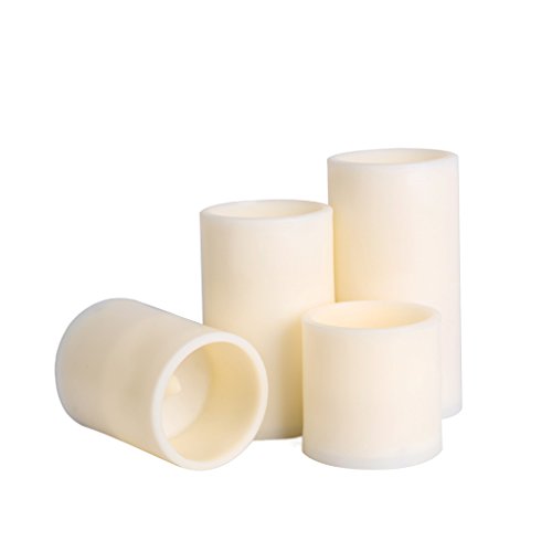 ATORSE® Set of 4 Pieces Flameless Led Candle Decorative Battery Candle for Candlelight Dinner