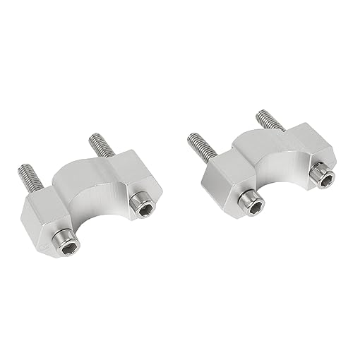 UJEAVETTE Handlebar Riser Mount Bracket Clamp Adapter for B.M.W F900R F900XR Silver