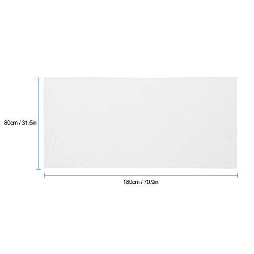 20pcs Spa Bed Sheets Massage Table Sheet Waterproof Bed Cover Non Woven Fabric for Beauty Salon 180 x 80cm (White) -Layfoo