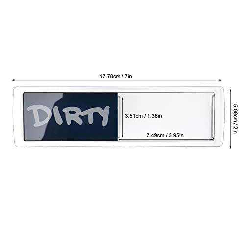 Dishwasher Magnet Clean Dirty Sign, Dishwasher Clean Dirty Sign Lightweight Easy to Read for Home (A)