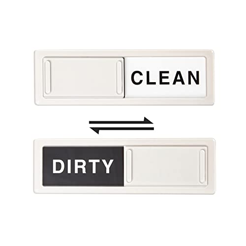 CONMOTO Dishwasher Magnet Clean Dirty Sign,Clean Dirty Magnet for Dishwasher,Kitchen Dishwasher Magnets Sign, No-Scratch Strong Magnets, Dirty Clean Dishwasher Magnet with 2 Double-Sided Stickers