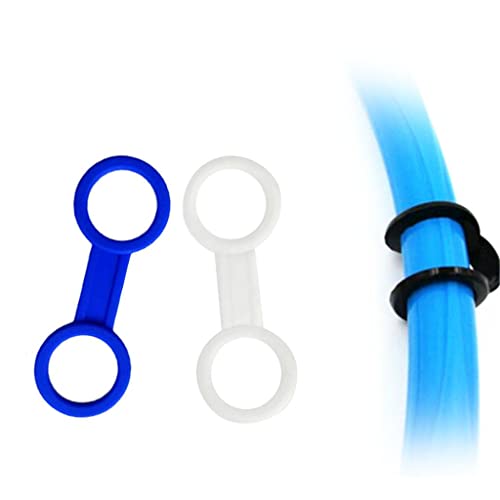 bnf® 2 Pieces Scuba Diving Mask Silicone Snorkel Keeper Retainer Clear and Blue | Water Sports | Scuba & Snorkeling | Other Scuba & Snorkeling