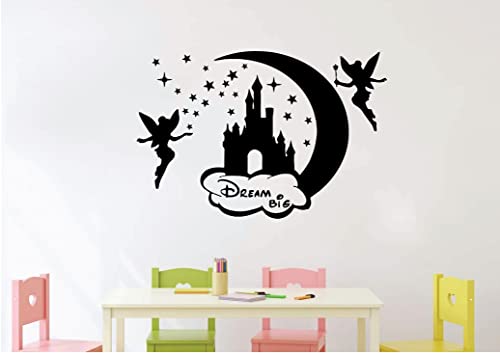 VVWV Kids Attractive Stars and Butterflies Wall Stickers for Office Living Room Kids Room Home & Kitchen Decor L x H 60 x 40 Cms