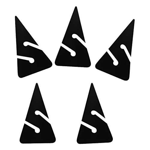 THE STYLE SUTRA®5 Pieces Triangle Line Arrow Marker for Scuba Diving Cave Wreck Dive Black
