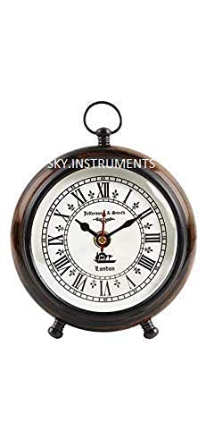 Sky Wooden Self Desk Table Clock 10 inch Roman Nunber