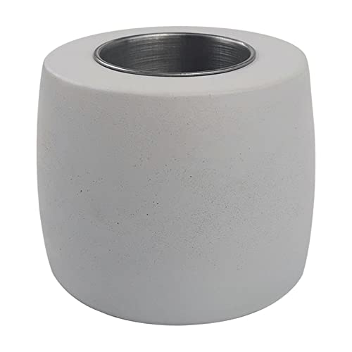 ATORSE® Tabletop Bioethanol Fireplace Hot Bowls Pot Bowl Pot Fireplace for Camping Grey