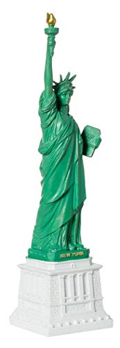 Artisan Owl Statue of Liberty New York City Landmark Replica Statue Souvenir (10.5")