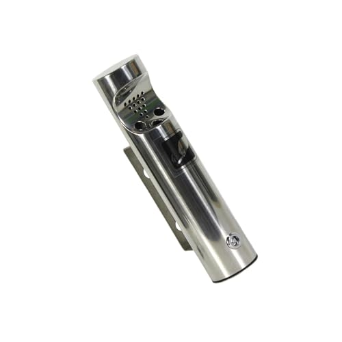 LR Decor E-Shop Ashtray Stainless Steel Wall Mount Practical Ash Holder for Patio Bar Garden Argent