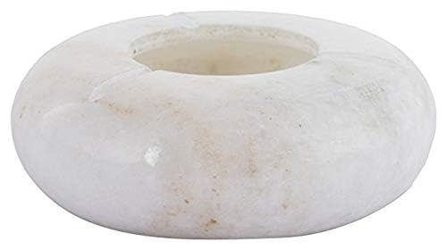 AABHAAR Marble White Ash Tray for Indoor Outdoor Ashtray-Cigarette Ash Holder- Desktop Smoking Ash Tray for Home Office Handmade Gifts for Men