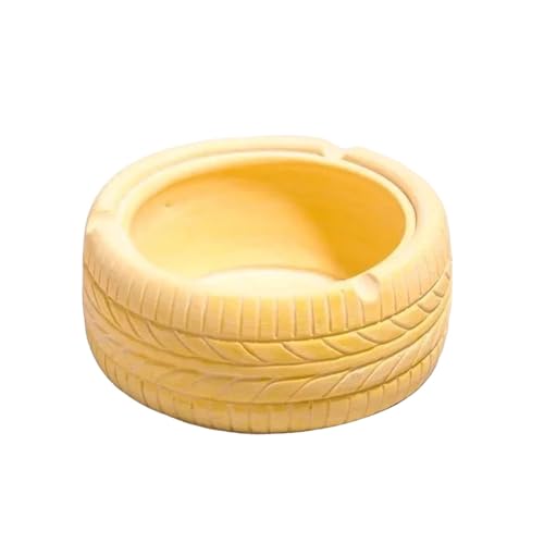Tire Shape Ashtray Resin Decoration Ashtray for Living Room Home Accessories Yellow|Home & Garden|1 Tire Shape Ashtray