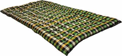 IMSMARTMART Check Single Cotton MattressBreathable, Comfort and Support, Durable, Seasons, Ideal for Sensitive Skin (L x W: 36 inch x 72 inch)