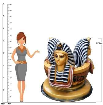 Waahkart Home Decor Egyptian Lady Fountain