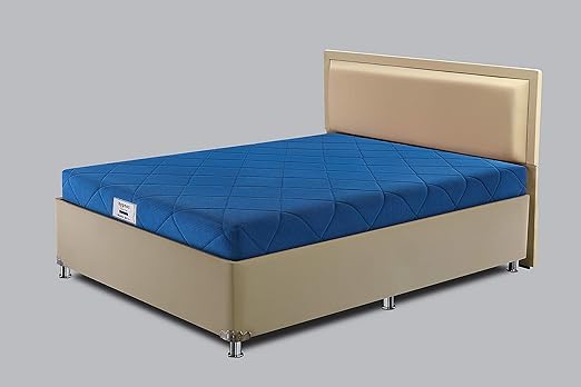 Hypnos Spine Safe 5-inch Single Size Memory Foam Mattress (Navy Blue, 75x42x05)