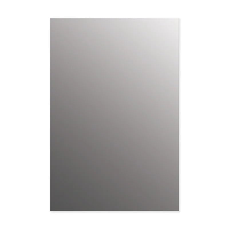 Artessa Minimalist Backlit Rectangular LED Mirror with Defogger, Dimmer-Option, 3-Colour LED for Bathroom (76 x 60 CM)