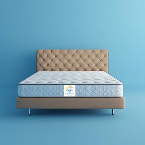 Memory Bliss Medicated Mattress |10 Years Replacement Warrenty| Premium Memory Foam Mattress| Support for Restful Sleep| (72x48x10 inches, Double)