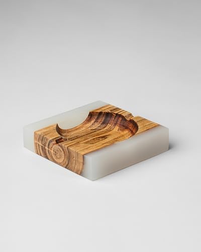 SILKEN Icicle Wood and Epoxy Ash Tray