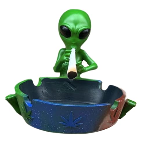 CALANDIS® Ashtray Statue Souvenirs Decor Crafts Unique Table Decor Figurine Decoration Green | Figurines | Home Dacor