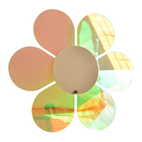 CALANDIS® Acrylic Flower Retro Aesthetic Wall Sticker Decal for Home Bathroom M'