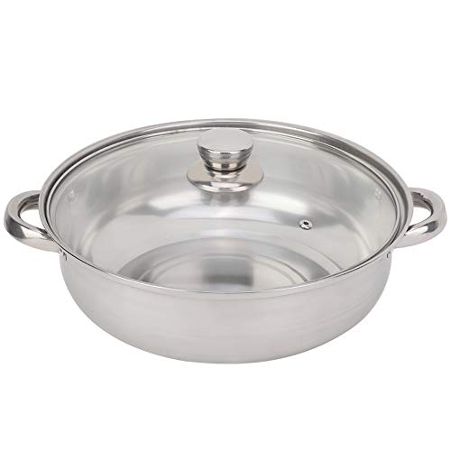 Steamer Pot, Steel Steamer, Steel Steamer Pot, The Thickened Handle Can 15Kg Theoretically, Stainless Steel Pan for Stock Pot Pot Pan Food Steamer