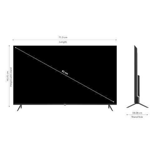 Haier 80 cm (32 inches) HD Ready Smart LED Google TV LE32W400G (Black)