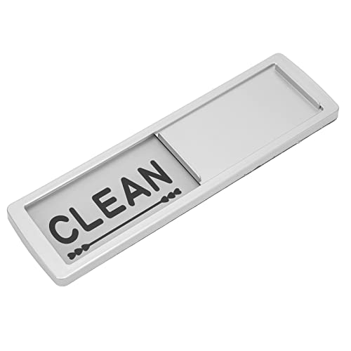 Ubersweet® Dishwasher Sign, Portable Multipurpose Practical Dishwasher Magnet Clean Dirty Sign ABS Widely Used Easy to Read for Kitchen (B)