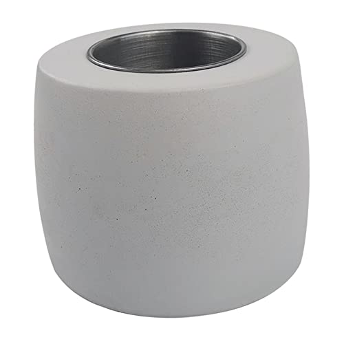 ATORSE® Tabletop Bioethanol Fireplace Hot Bowls Pot Bowl Pot Fireplace for Camping Grey