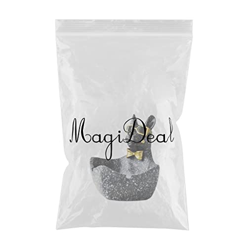 MYADDICTION Animal Figurine Ashtray Storage for Cigarettes Artware Office Decor Ornament Gray
