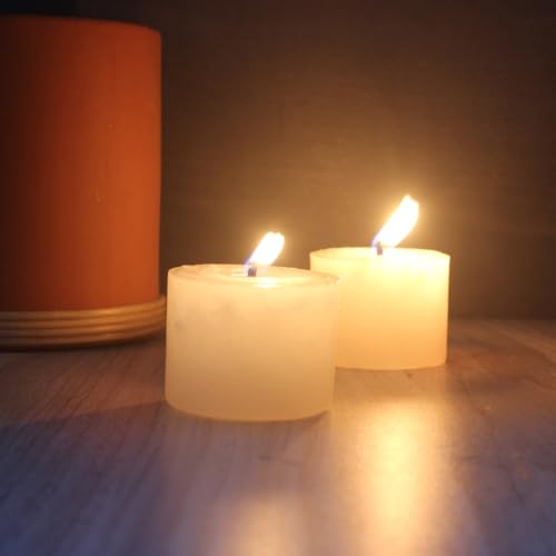 CRAFTLIPI Natural Aromatic Pillar Candles Stress Relief, Set of 12