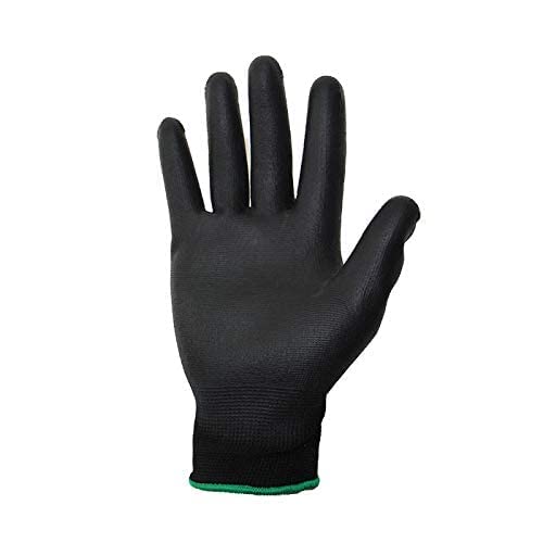 ETSHandPro Multipurpose Nylon Latex Coated Firm Grip Industrial Safety Work Cut Resistant Gloves (Free Size, 2)(pack of)