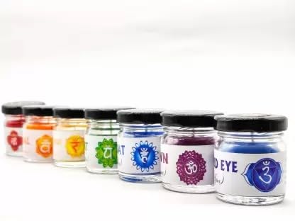 The Decor Affair Magic of Chakras with Our Handcrafted, Luxurious Candles, Specially Formulated to Elevate Your Aromatherapy, Meditation, and Reiki Practices.