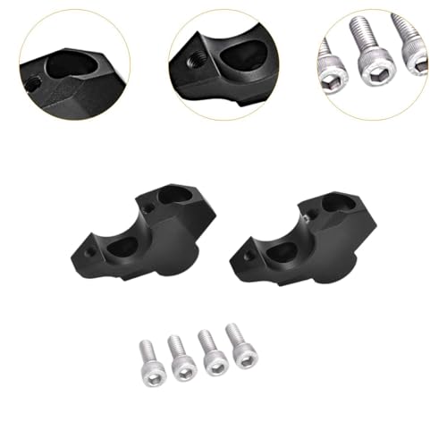 CALANDIS™ Handlebar Riser Kit for Honda Xadv 750 17-20 Sturdy Accessory Aluminum Alloy Black | Risers | Handlebars, Grips Levers | Motorcycle Parts