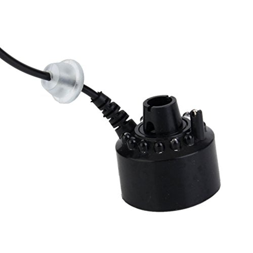 ‎Losa 12-LED Lamps Mist Maker Fog Machine Atomizer Fogger Water Fountain US Plug