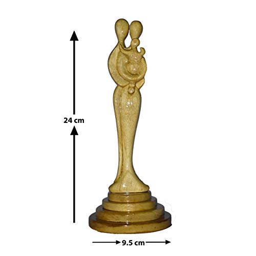 Thunder Plastic Design of Big Family Decoration Decorative SHOWPIECE (Gamari Wood)