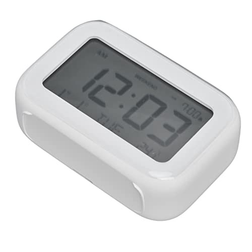 Table Clock, ABS Shell Volume Adjustment Weekend Mode Digital Clock Lightweight for Office for Bedroom for Home